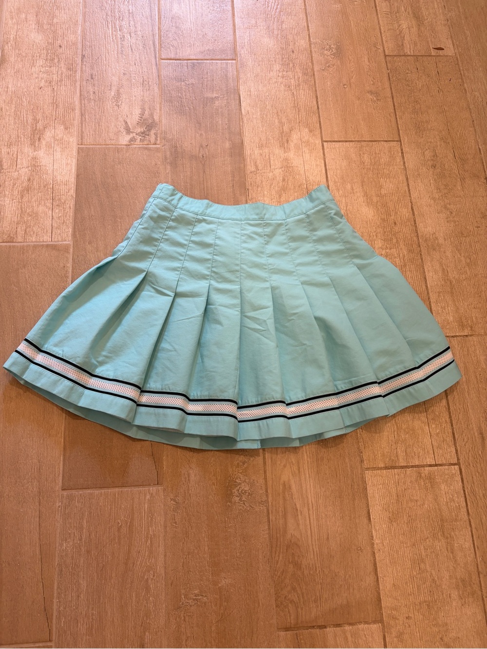 Tennis mini Skirt with Striped Hem